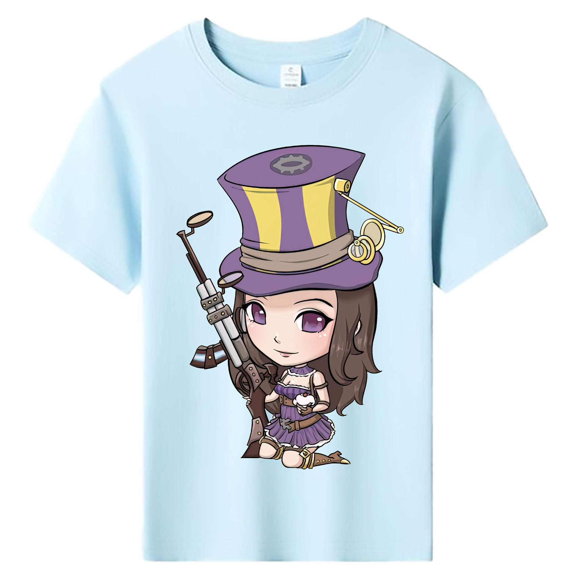 （画像用） リーグ・オブ・レジェンド League of Legends LOL 綿100％キッズTシャツ（フロントプリント）